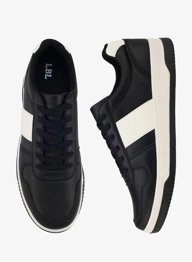 LBL by Shoexpress BLACK Men Lace-Up Ankle Sneakers for Men | Best Price UAE