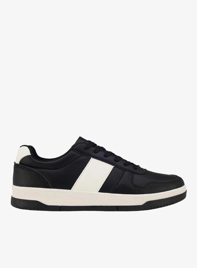 LBL by Shoexpress BLACK Men Lace-Up Ankle Sneakers for Men | Best Price UAE