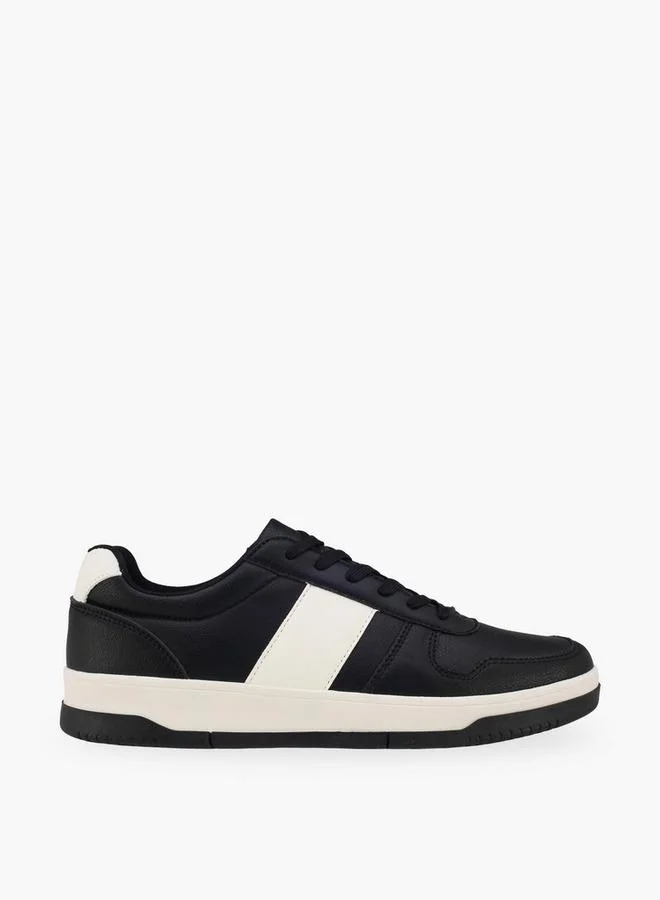 LBL By Shoexpress BLACK Men Lace-Up Ankle Sneakers for Men | Best Price UAE