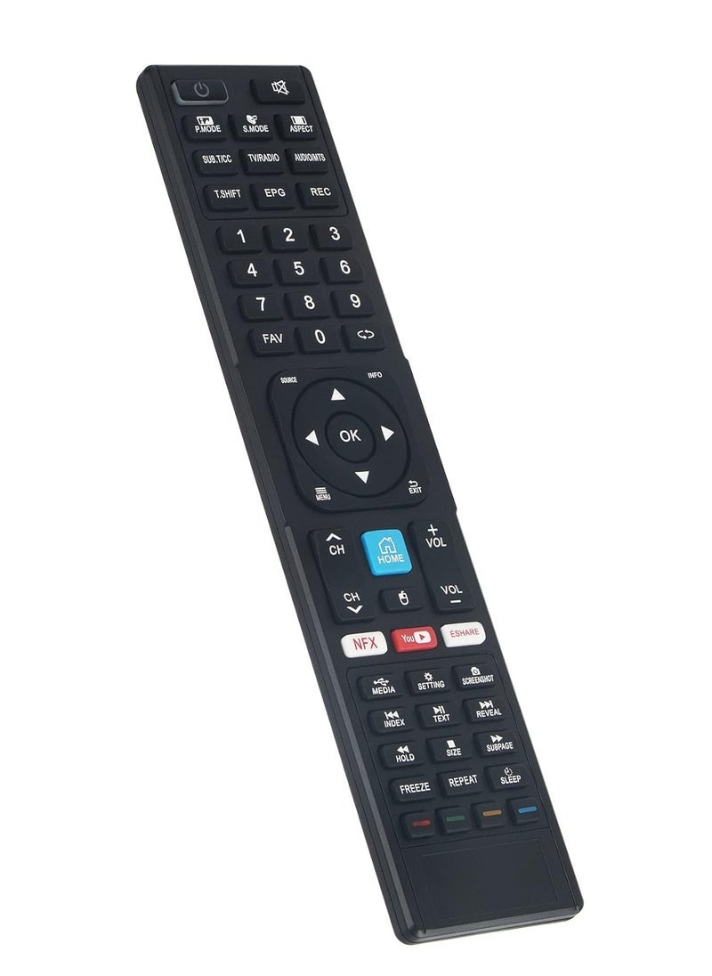 SmartGrist RM-C3401 Replacement Remote Control Compatible with JVC 4K UHD Smart LED TV – Fits Models LT-55N775A, LT-55N685A, LT-65N785A – Universal Remote with Full Function Support – No Setup Required, Easy Plug & Play Operation - Image 2