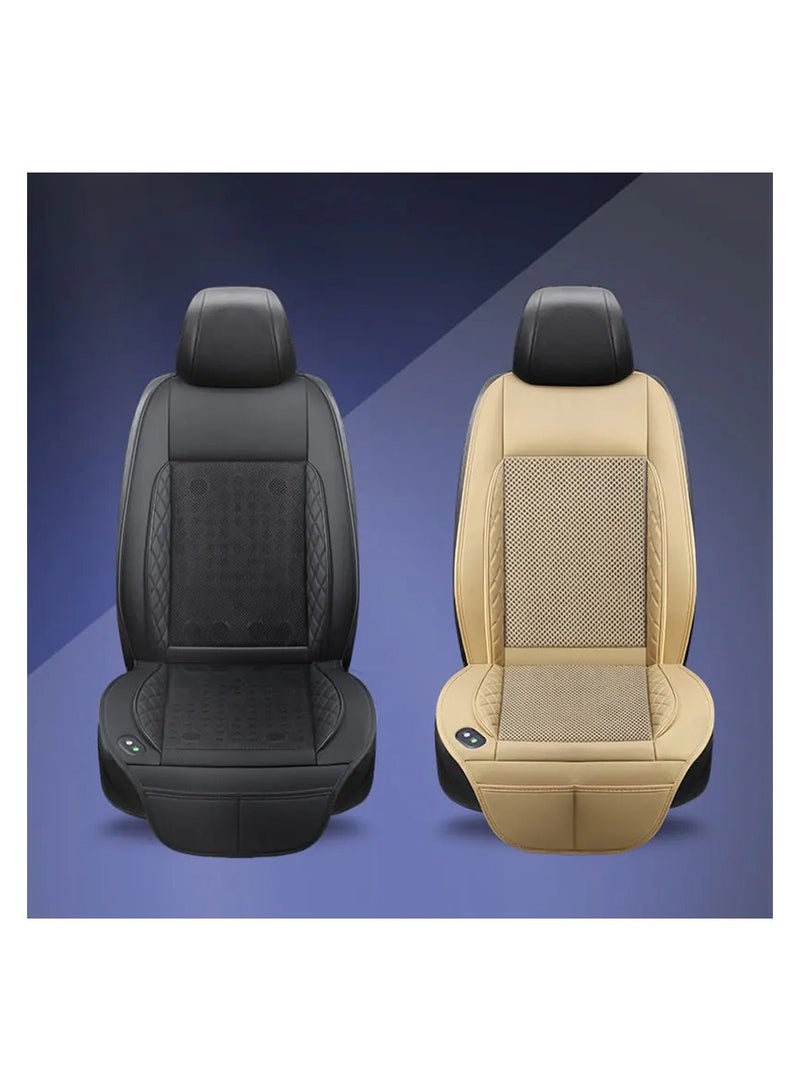 ارواق وسادة مقعد سيارة صيفية باردة بتيار مستمر 12 فولت ثلاثية الأبعاد مع تهوية سريعة وتبريد المقعد - Image 2