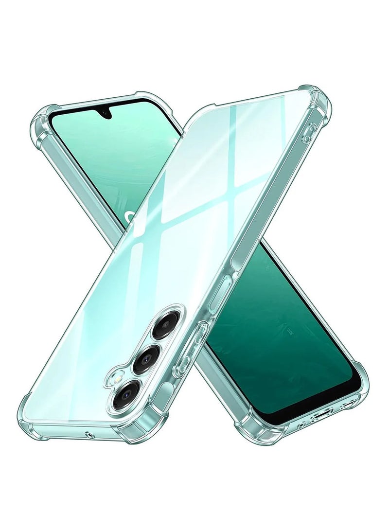 Youque for Samsung Galaxy A16 5G/4G Case, TPU Soft Ultra-Thin Airbags Shockproof Clear Cover - Image 1