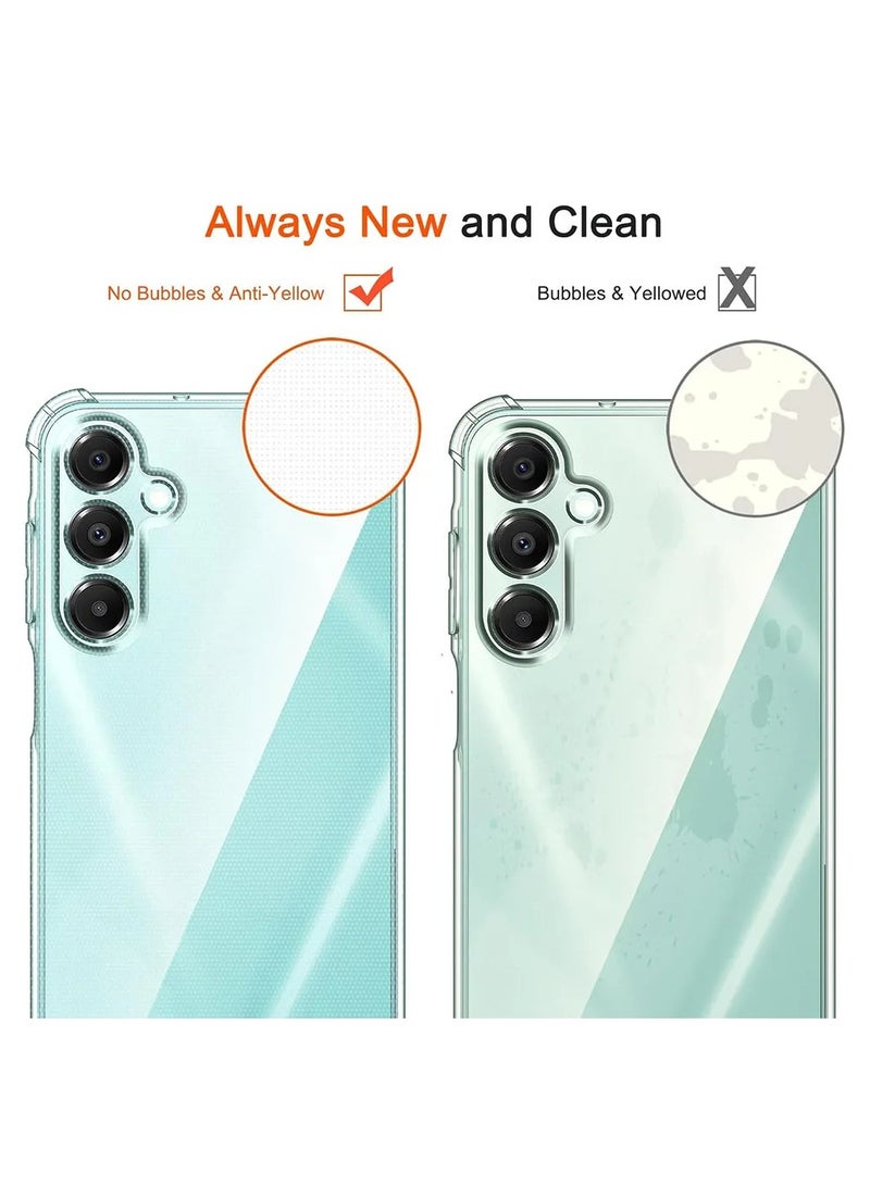 Youque for Samsung Galaxy A16 5G/4G Case, TPU Soft Ultra-Thin Airbags Shockproof Clear Cover - Image 4
