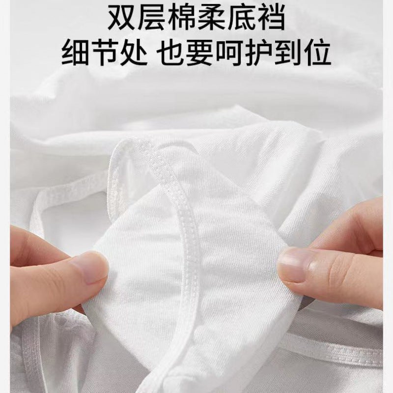 10 Pack Disposable Underwear Men No wash Sterile Travel Cotton Size M for Personal Use - Image 5