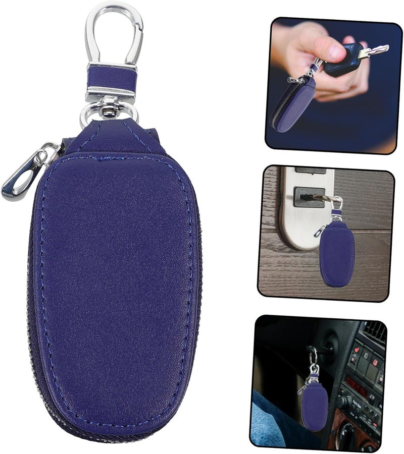 OUNONA Key Holder Pouch for Car Keys Capacity for Easy Organization Pu Material for Men and Women for Everyday Use - Image 2