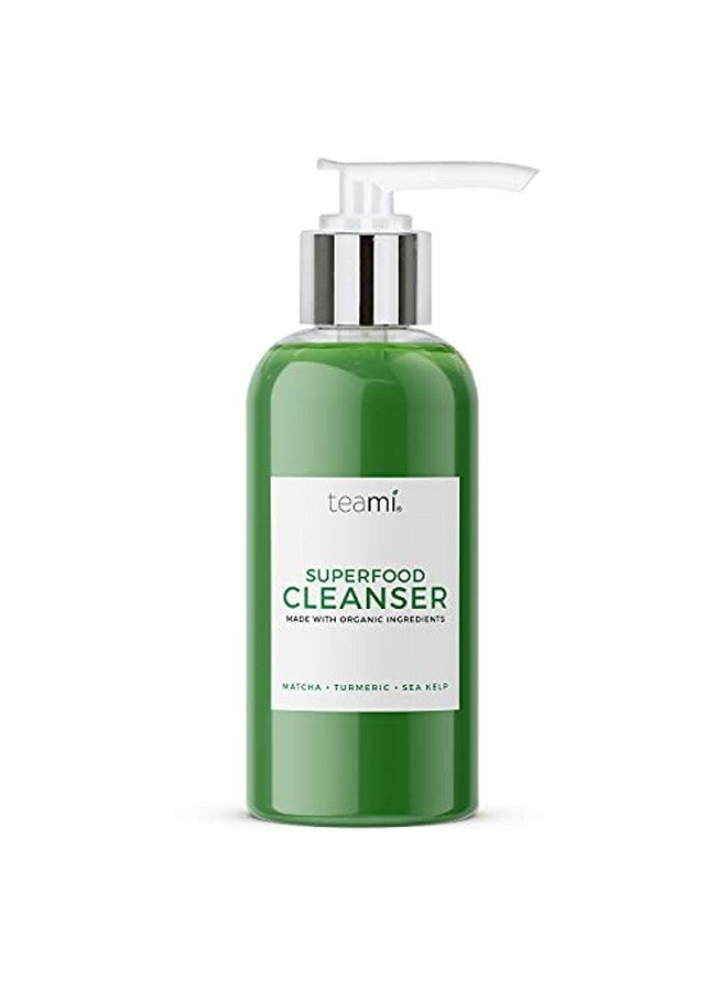 teami Eami Facial Cleanser With Salicylic Acid Aloe Matcha & Sea Kelp Gentle Organic Acne Face Wash For Makeup Removal Our Best Hydrating Facial Skin Care Products For Women Of All Skin Types - Image 1