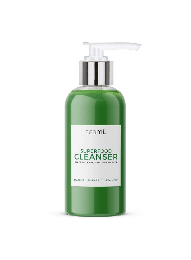teami Eami Facial Cleanser With Salicylic Acid Aloe Matcha & Sea Kelp Gentle Organic Acne Face Wash For Makeup Removal Our Best Hydrating Facial Skin Care Products For Women Of All Skin Types - Image 2