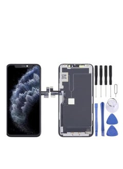 RYN RYN® For Compatible IPhone 11 PRO MAX LCD Screen Replacement Display Assembly, Black, With repair tool kit and Screen Protector Compatible ‎A2161 A2220, A2218  - Image 1