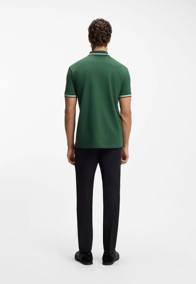 بوس Paddy polo shirt in cotton piqué
