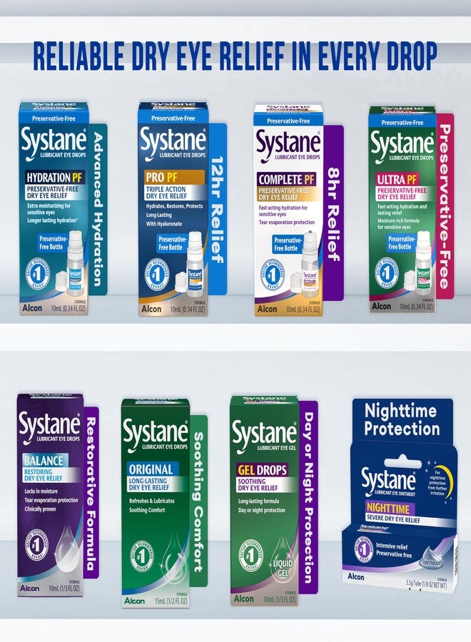 ALCON Systane Hydration Preservative-Free Lubricant Eye Drops, Transparent, 0.6 Fl Oz, 30 Count - Image 3