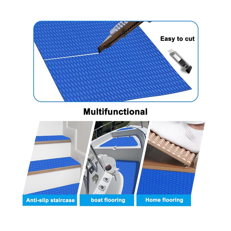 EVA Foam Boat Decking Sheet DIY Surfboard Traction Pad Non-Slip Grip Mat Trimmable Sheet for Kayak RV Yacht Pool Skateboard Skimboard Step - Image 5
