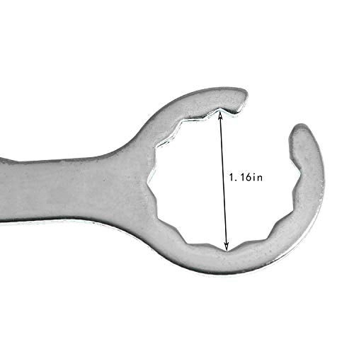 Maxmoral 1 Pack Faucet Wrench Stainless Steel Multifunctional Draft Beer Faucet Spanner for Tap Tower Coupler Tools - Image 2