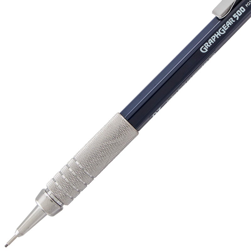 Pentel Drafting Kit with Graph Gear 500 Automatic Drafting Pencil, 0.7mm, Blue Barrel, Lead and Mini Eraser (PG527LEBP) - Image 3