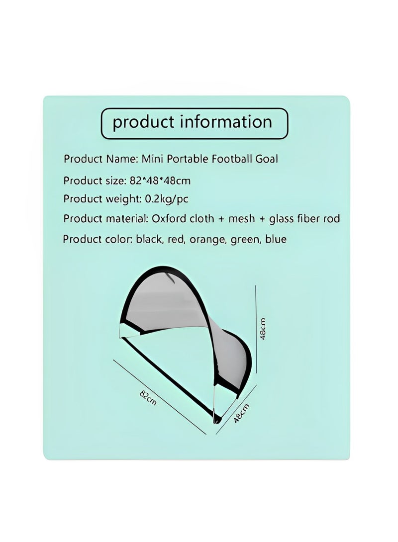أتش برو هدف كرة القدم الصغير الممتاز من إتش إم سبورتس | تصميم متين ومضغوط - Image 2