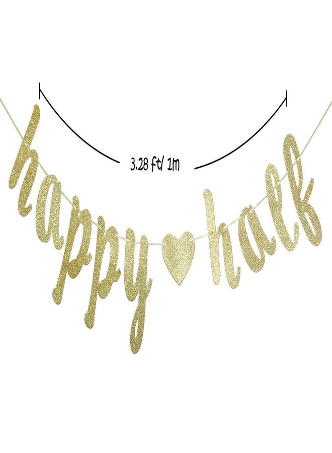 Festiko®Happy Half Banner, 6 Months Baby, Half Birthday Bunting, Half Birthday Decor (Gold) - Image 4