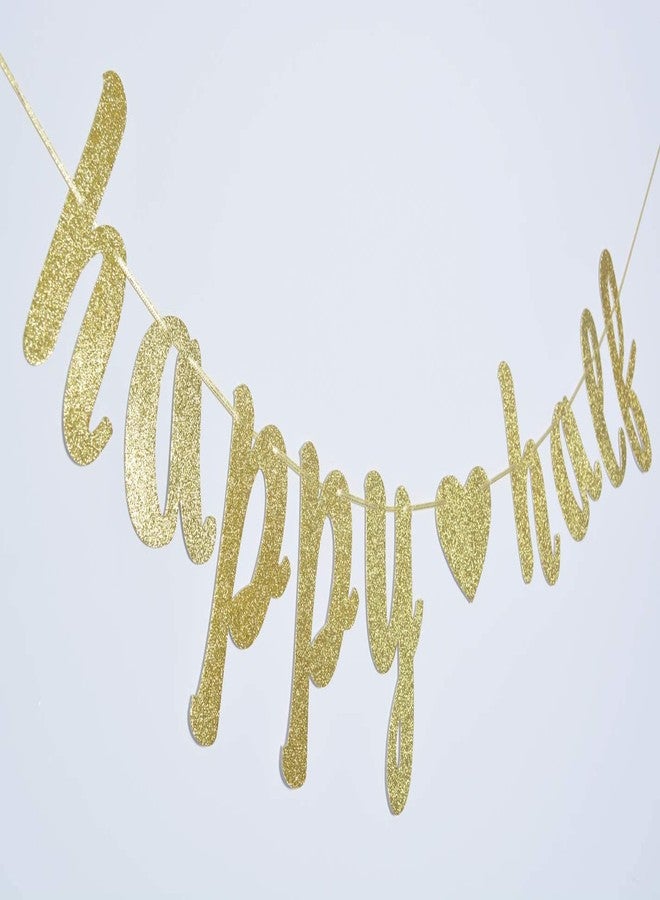 Festiko®Happy Half Banner, 6 Months Baby, Half Birthday Bunting, Half Birthday Decor (Gold) - Image 3