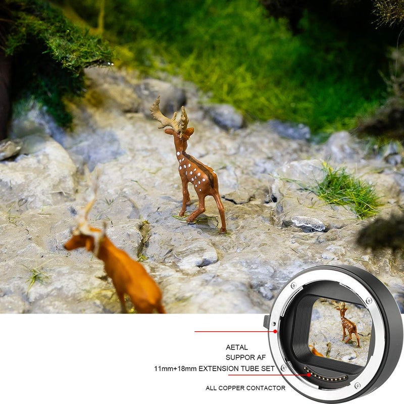 Meike ميك MK-Z-AF1 حلقة محول أنبوب تمديد ماكرو بؤري تلقائي معدني (11مم + 18مم) متوافقة مع نيكون Z5 Z6 Z7 Z50 Z6II Z7II - Image 5