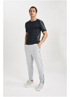 DeFacto Man Slim Fit Crew Neck Short Sleeve Knitted T-Shirt  - Image 2