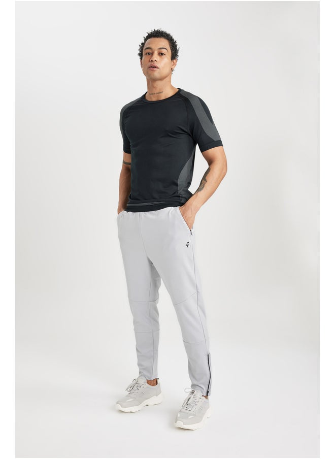 DeFacto - Man Slim Fit Crew Neck Short Sleeve Knitted T-Shirt - Image 1