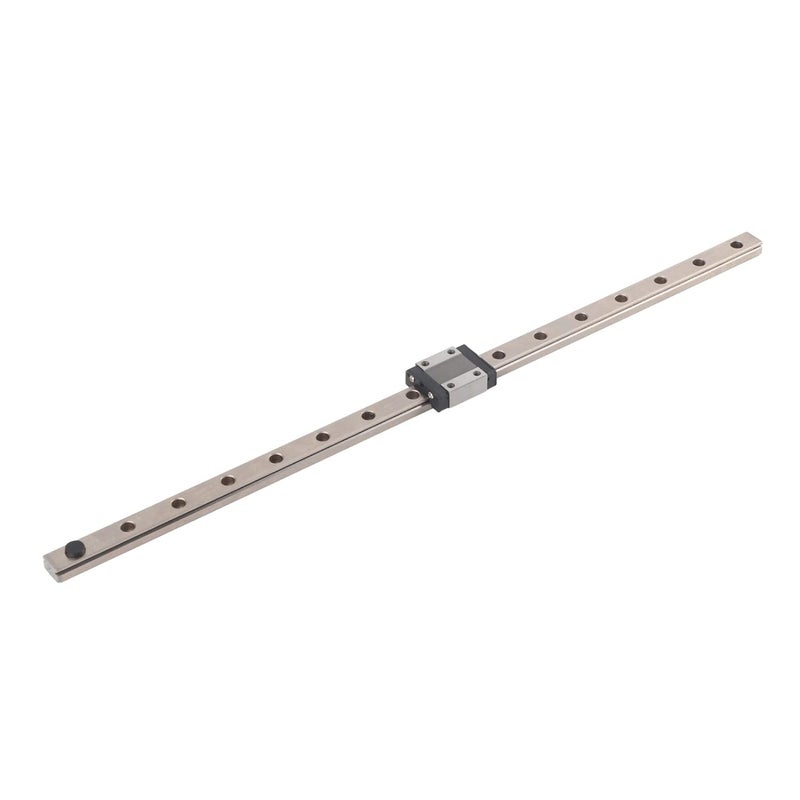 MGN12 Linear Rail Guide, Linear Sliding Guideway, Sturdy Bearing Steel Construction with Rubber Stoppers for CNC DIY 3D Printer Upgrade Ender3 CoreXY Delta (400mm) - Image 2