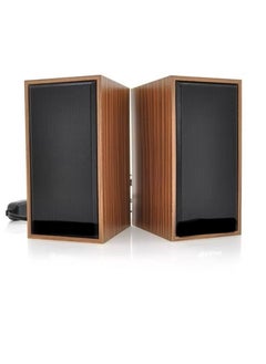 FASHION 2.0 Stereo USB Wood Computer Speakers for PC, Desktop, Laptop, Mobile, iPad, Gaming in Wood Color  - Image 3