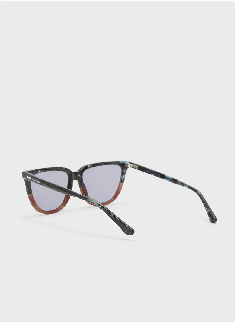 كالفن كلاين Modified Rectangle Sunglasses