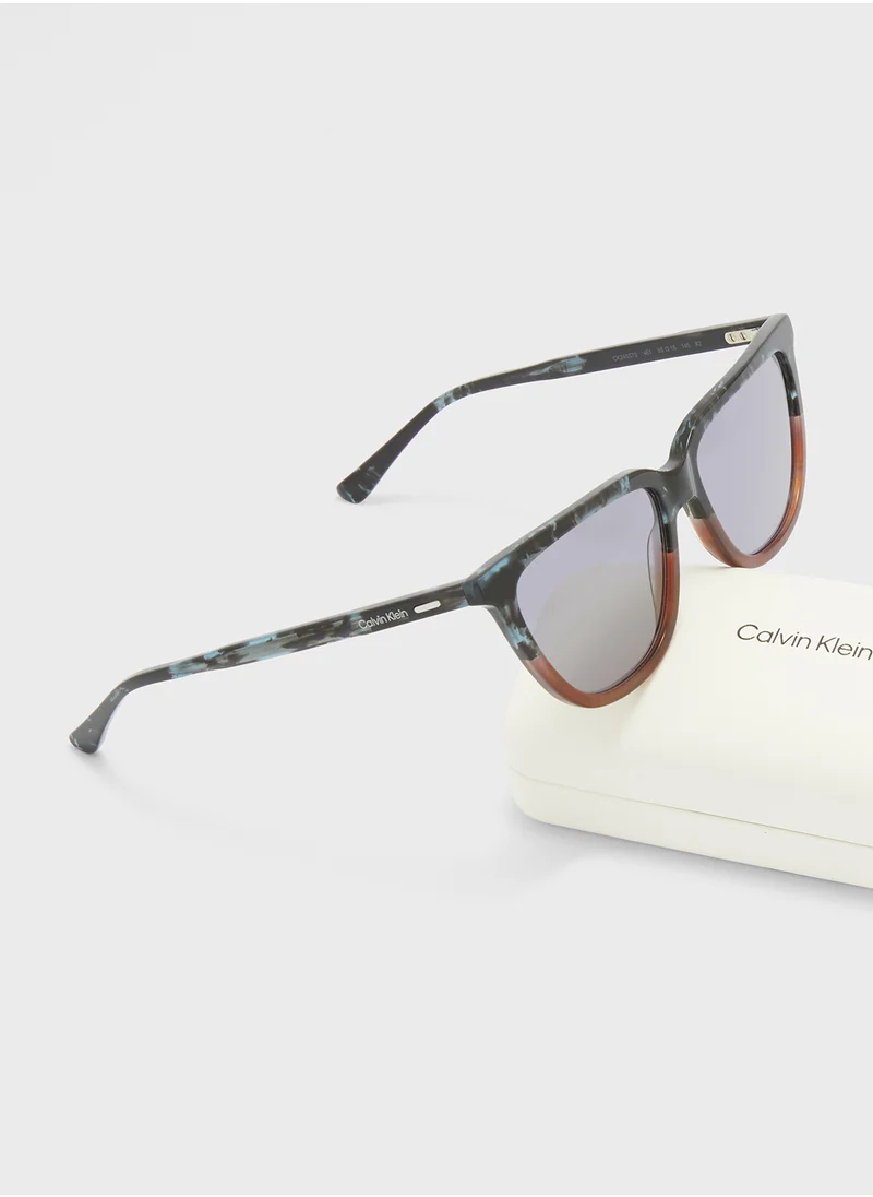 كالفن كلاين Modified Rectangle Sunglasses