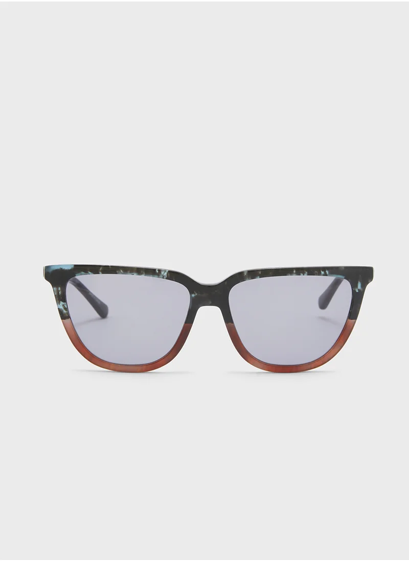 كالفن كلاين Modified Rectangle Sunglasses