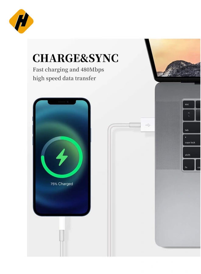 HuHa Fast USB Cable Charger cord Charging For Apple iPhone 7 8 X 11 12 13 Pro ipad - Image 5