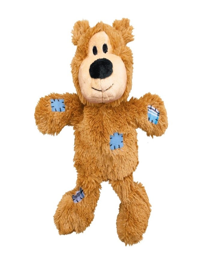 KONG Wild Knots Bear Dog Toy - Small/Medium - Assorted Colors - Image 1