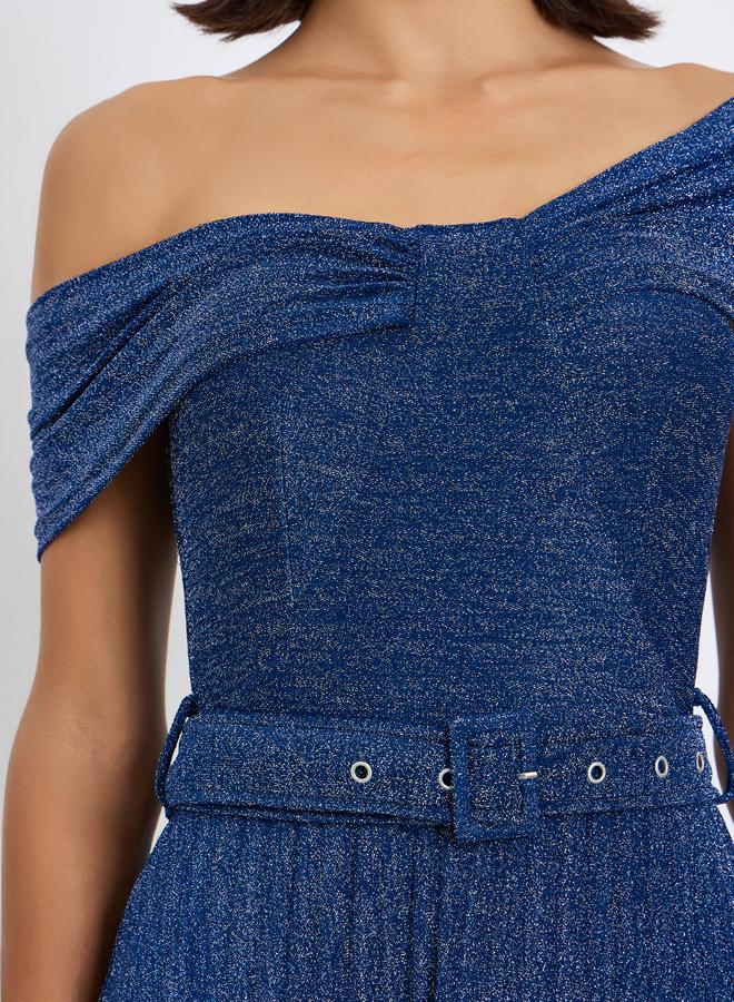 ستايلي فستان حفلات طويل لامع باردو - Image 4