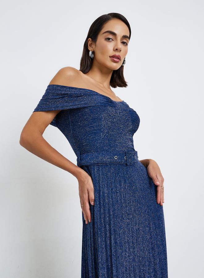 ستايلي فستان حفلات طويل لامع باردو - Image 3