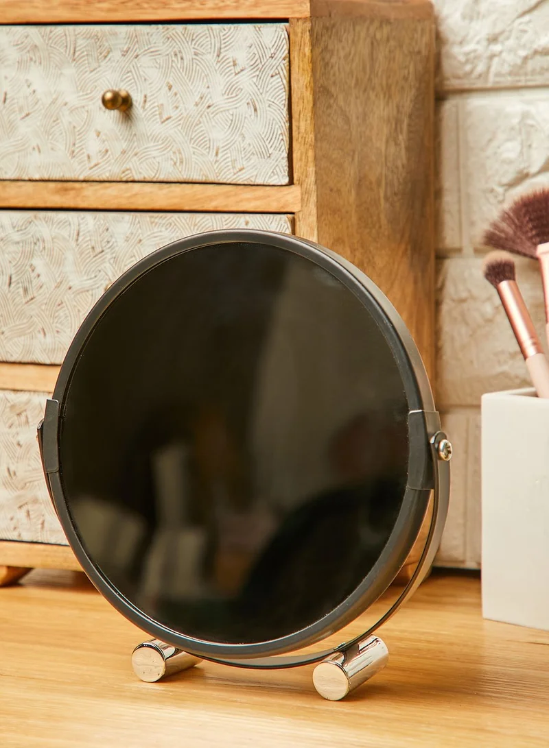 Premier Black Metal Face Mirror