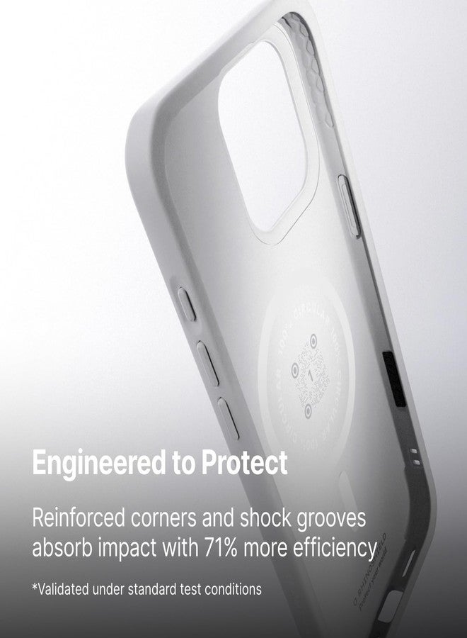 راينوشيلد جراب RHINOSHIELD متوافق مع Magsafe لهاتف iPhone 16 Pro | SolidX - غطاء واقٍ رفيع مُعزز ماص للصدمات مع حماية من السقوط من ارتفاع 3.5 متر / 11 قدمًا - أخضر طحالب بحرية - Image 2