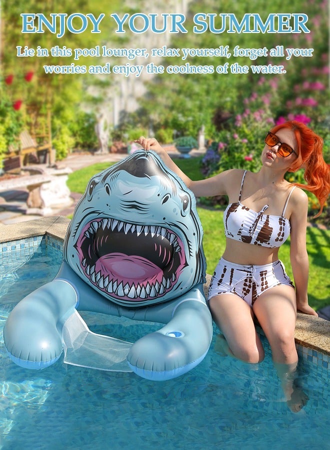 DUNISO Pool Floats, Inflatable Pool Float Rafts for Men and Women, Water Inflatable Hole Floats Rafts Adult Swimming Pool Reclining Chair Float Bed, Cooling Pool Float Summer Party Floats - Image 4