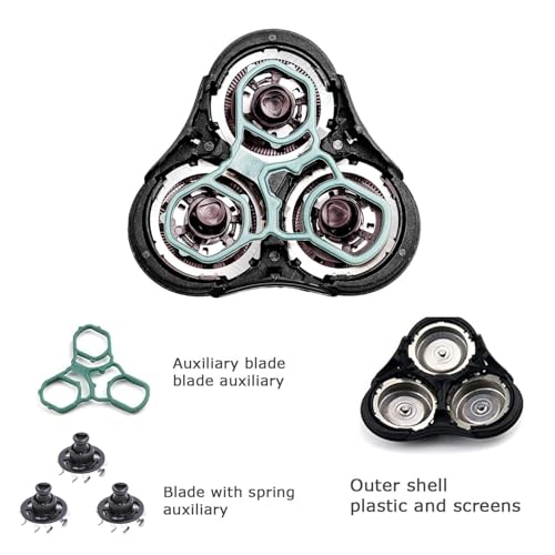 Tomorrow will be better RQ11 Replacement Shaver Heads Compatible with Philips Norelco Sensotouch Replacement heads for Sensotouch 2D Electric Shaver(1100 Series),1150x, 1160x, 1170x 1180x,RQ11 Replacement Blades (1 Head) - Image 4