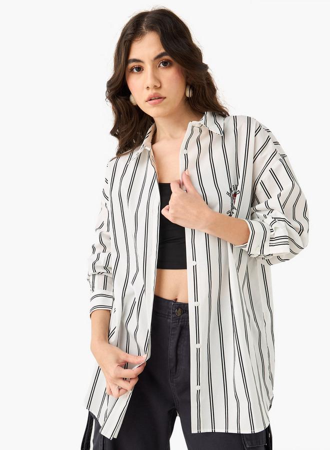 اس بي كاركترز قميص بطبعة فارستي بأكمام طويلة - Image 3