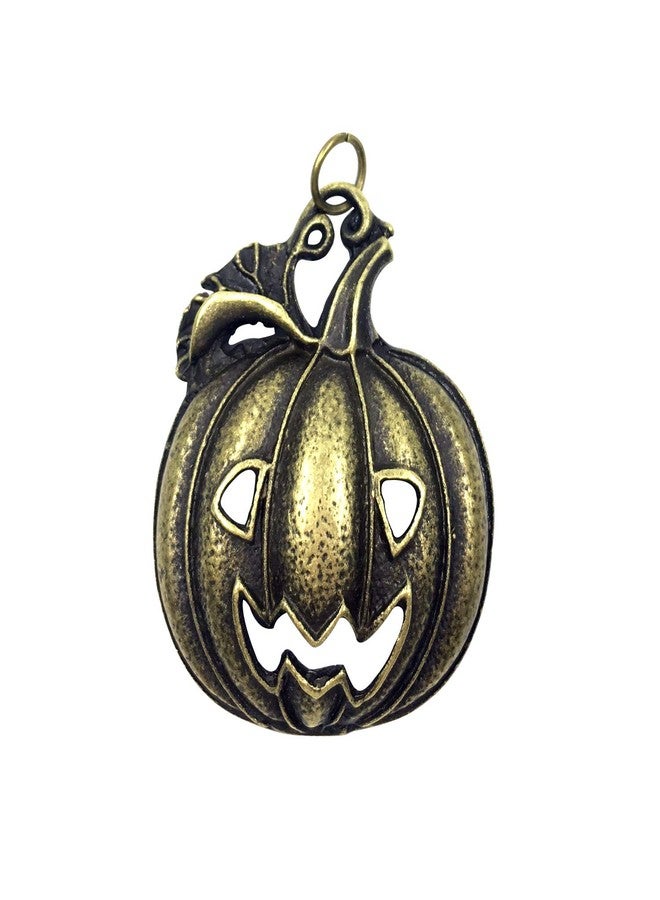 ZILucky Set of 12 Halloween Smiling Pumpkins Shower Curtain Hooks Ring Stainless Steel Rustproof Bathroom Kids Room Fashion Home Decor (Bronze) - Image 4