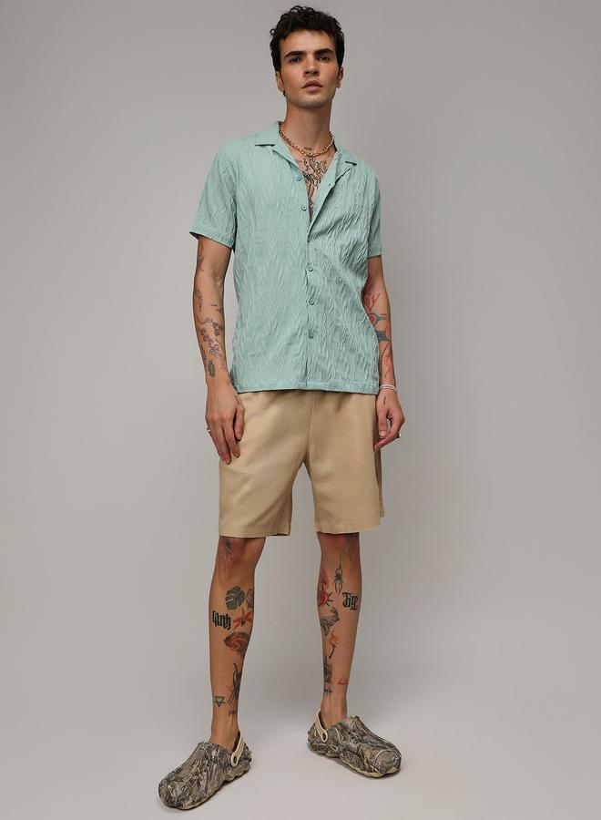 كامبوس سوترا قميص كاجوال بنسيج الكابل من ستايلي - Image 4