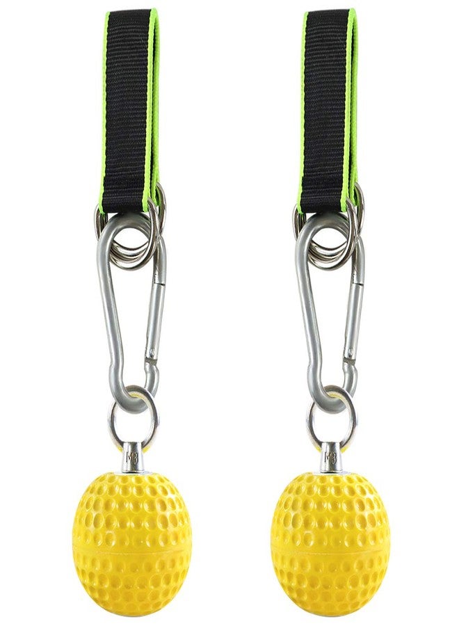 ZNCMRR Climbing Pull Up Power Ball Hold Grips with Straps, Non-Slip Hand Grips Strength Trainer Exerciser for Bouldering, Pull-up, Kettlebells, Fitness, Workout - Image 1