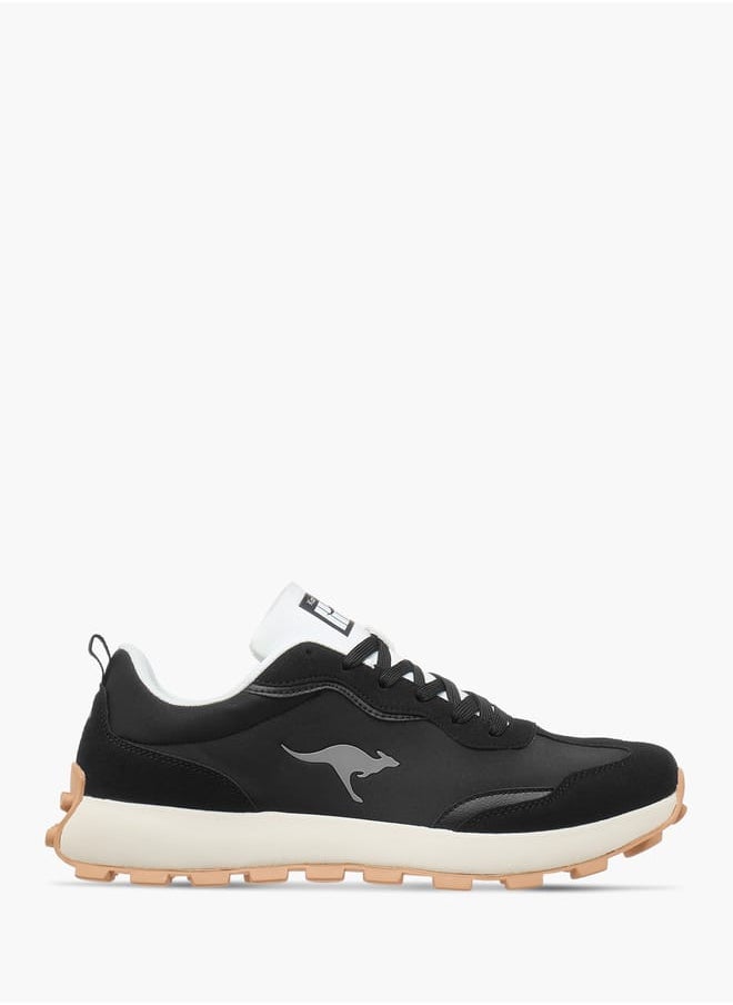kangaROOS - Men's Logo Print Sports Shoes with Lace-Up Closure - Image 1