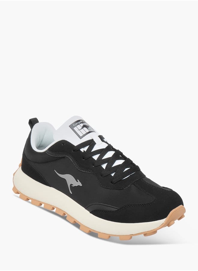 kangaROOS - Men's Logo Print Sports Shoes with Lace-Up Closure - Image 1