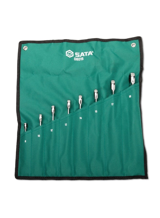SATA GL08015 8-Piece Metric XL X-Beam Ratcheting Wrench Set - Image 1
