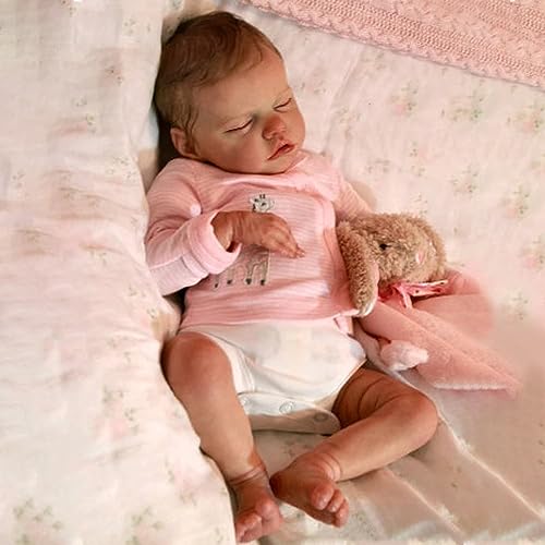 KOKOMANDY Cute Reborn Baby Dolls Full Body Silicone 18 inch Sleeping Reborn Newborn Baby Realistic Girl Real Life Silicone Babies Anatomy Correct Bath Doll Toys for Girls Age 6 Year Old - Image 5