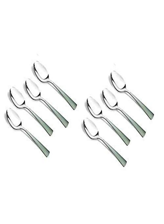 Krishn ROOP Stainless Steel Dinner Spoons & Heavy Grade Dessert (8pcs) - Image 1