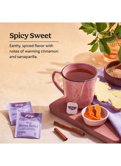 YOGI Tea - Kava Stress Relief (6 Pack) - Eases Tension and Promotes Relaxation - Caffeine Free - 96 Herbal Tea Bags  - Image 4