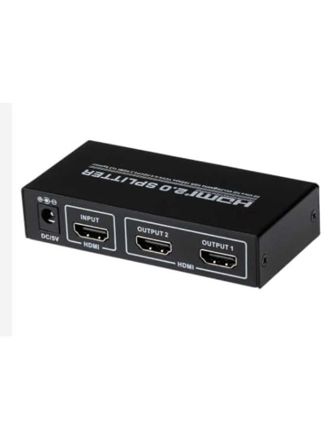 HDMI Splitter 1x2 – 4K/2K Full HD 1080p Video Switch with Amplifier Display - Image 2