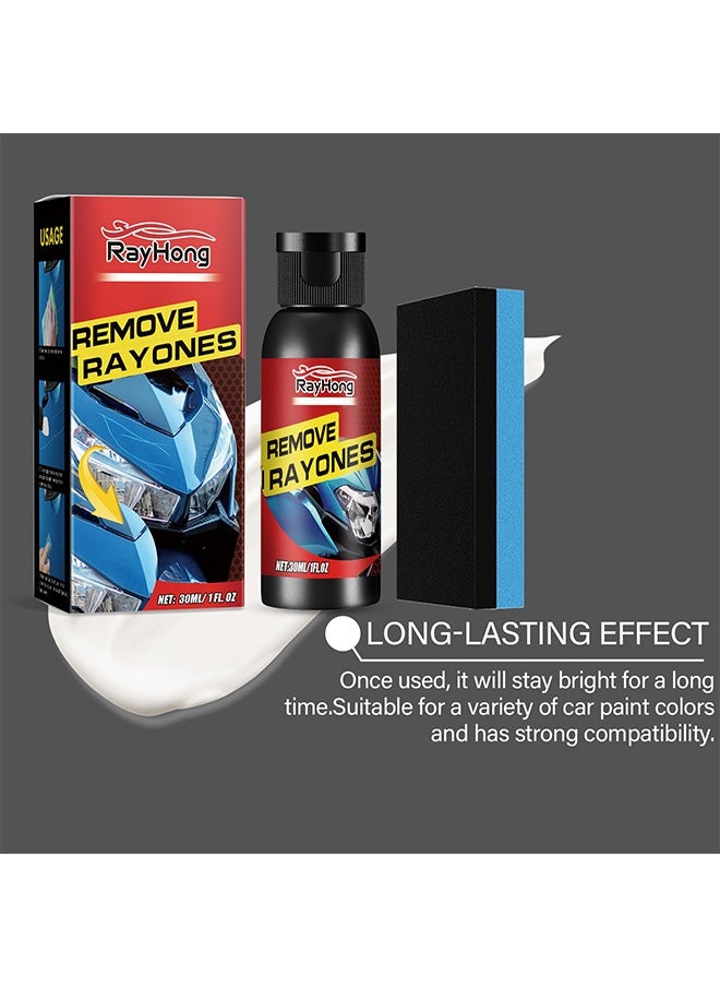 RAYHONG - Remove Rayones，Car Scratch Repair Nano Spray, Car Scratch Removal Spray, Paint Restorer Spray, Scratch and Swirl Remover, Ceram Coat Car Paint Sealant, Magic Scratch Remover for Cars, with Sponge (30ml) - Image 1