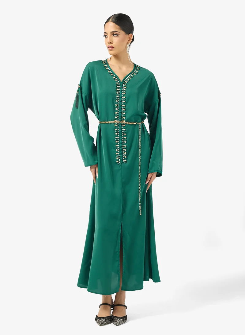 Khizana  Embellished Jalabiya for Women | Best Price UAE