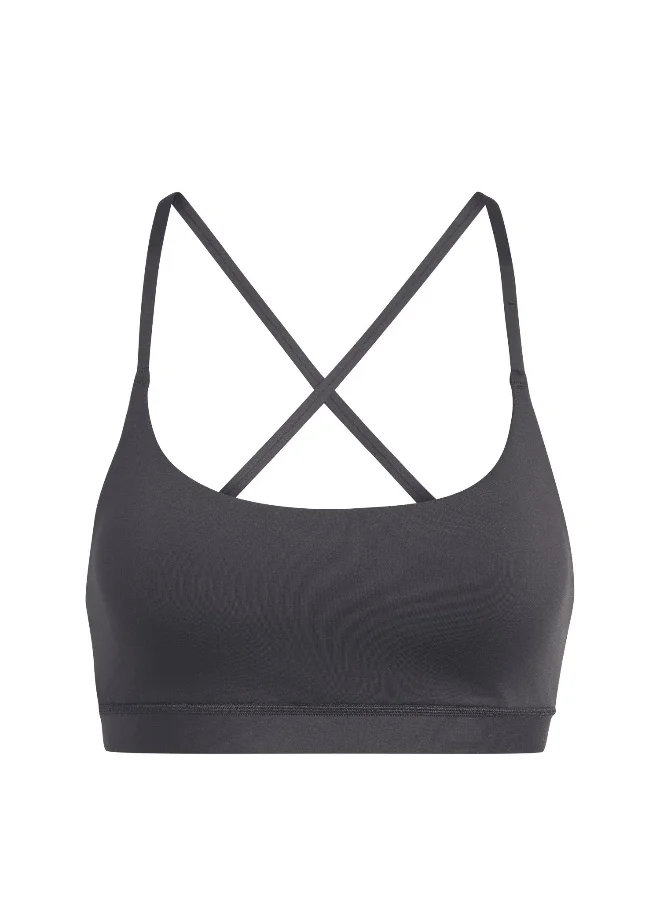 Adidas Adidas All Me Ls Bra Black Training Bra For Women Xsab